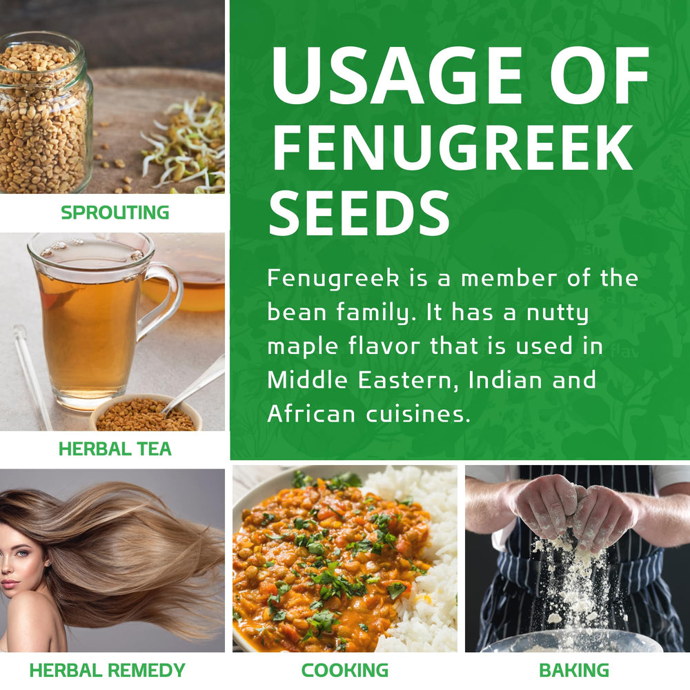 USDA Organic fenugreek seeds by Jiva Organics for clean, non-GMO pantry staple