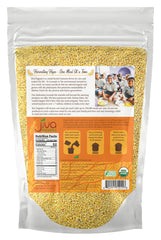 Jiva Organics Foxtail Millet cooking in a pot, versatile for Indian dishes.