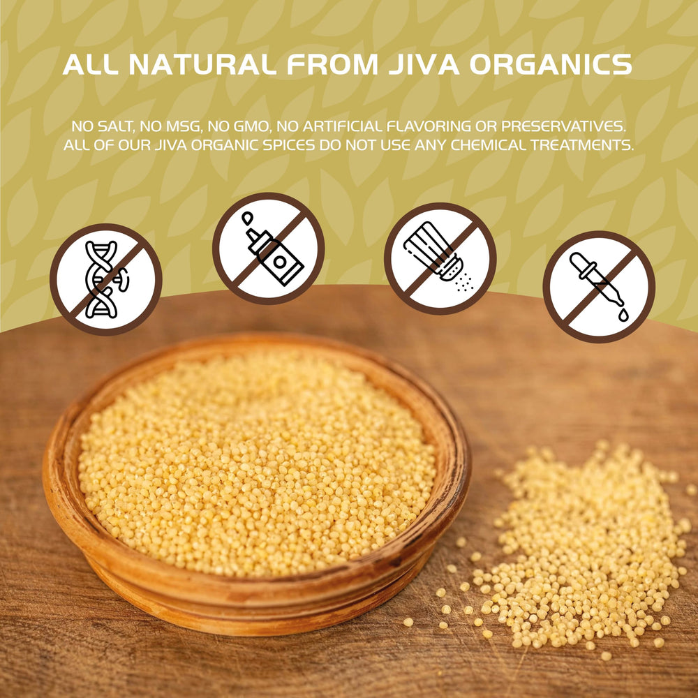 Jiva Organics Foxtail Millet served as fragrant pulao.