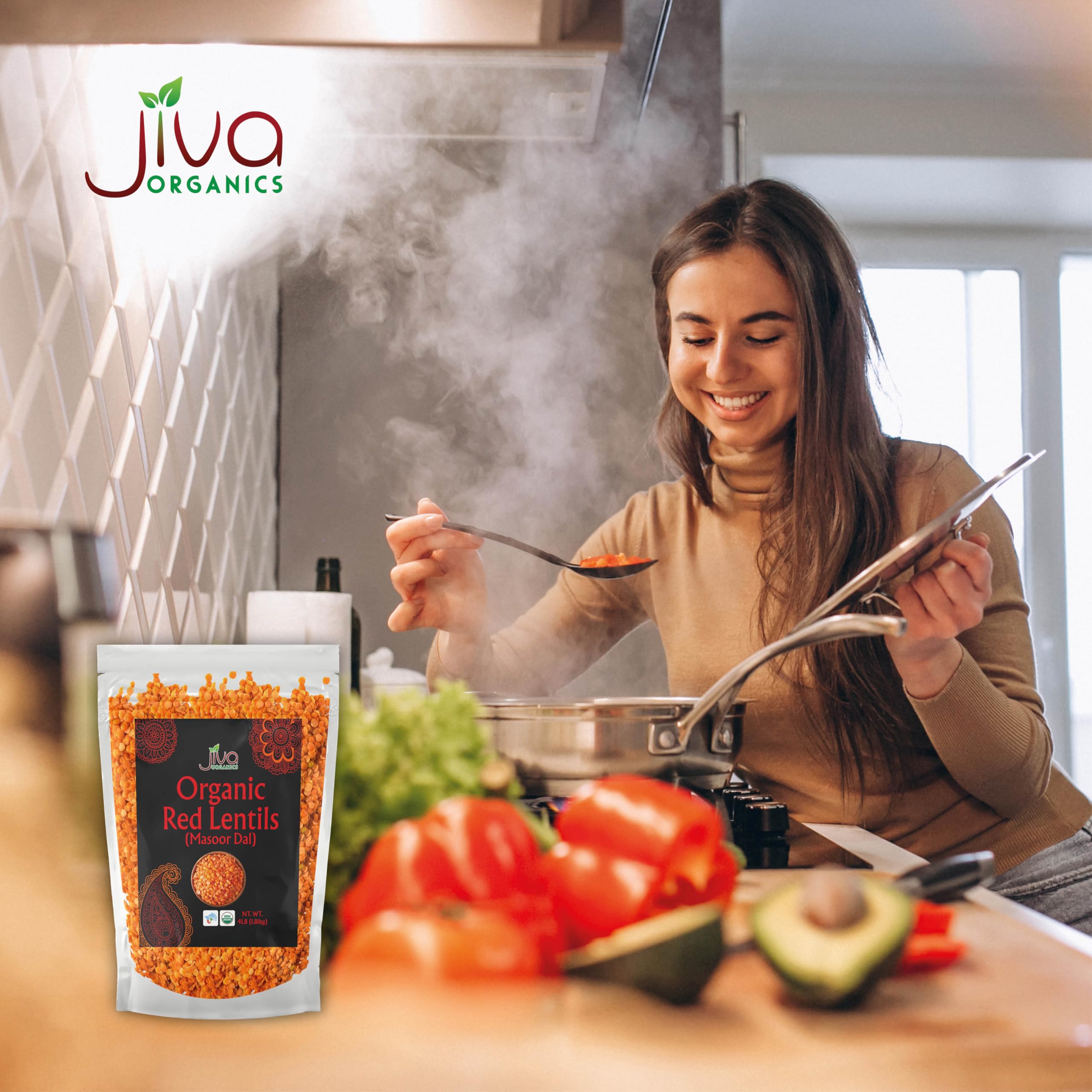 Jiva Organics India-origin pulses, authentic Masoor Dal heritage.