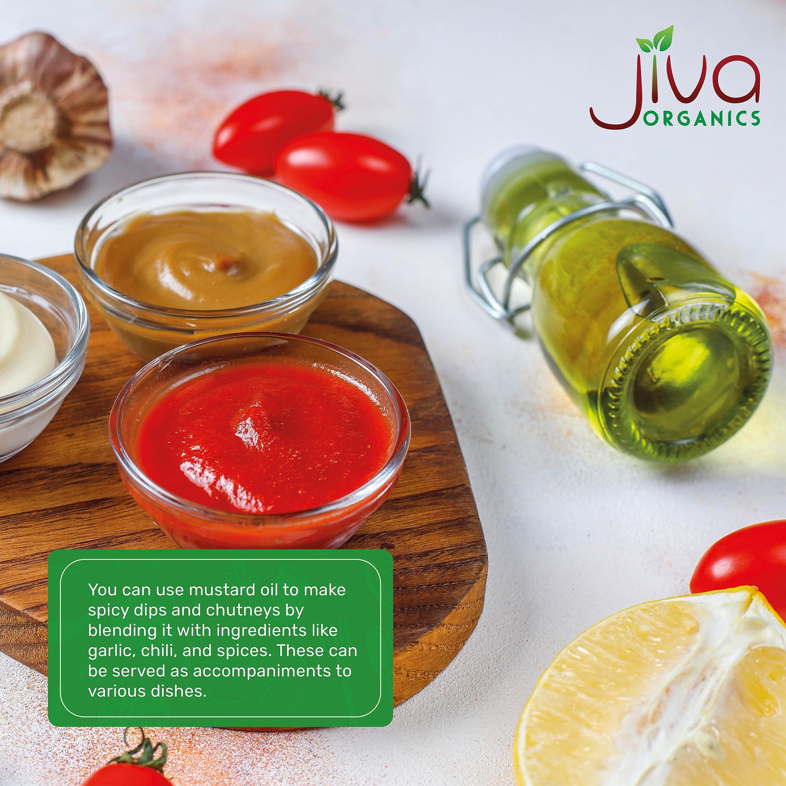 Jiva Organics mustard oil sourced from organic farms in India