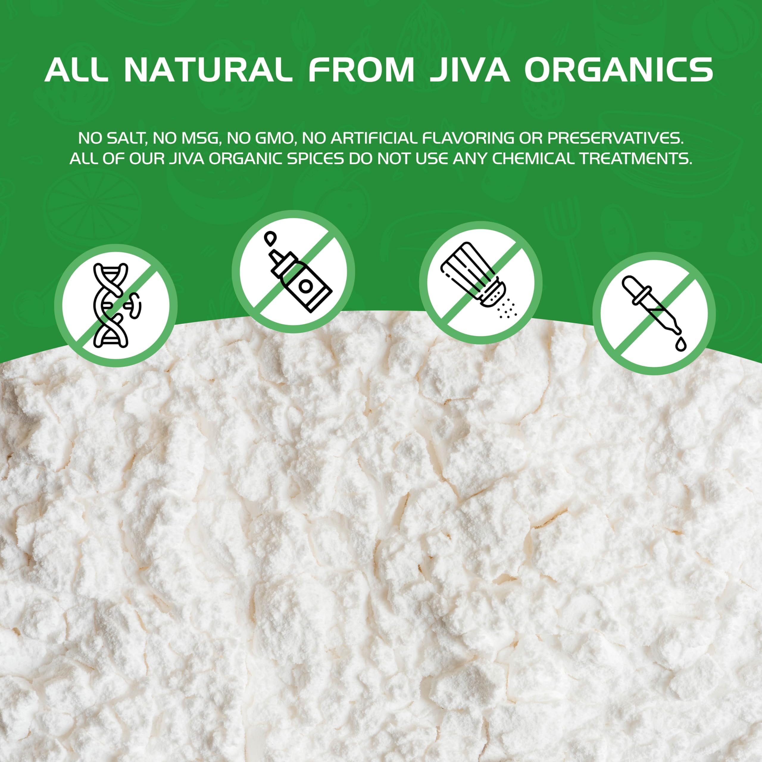Jiva Organics rice flour in batter for gluten-free pancakes.