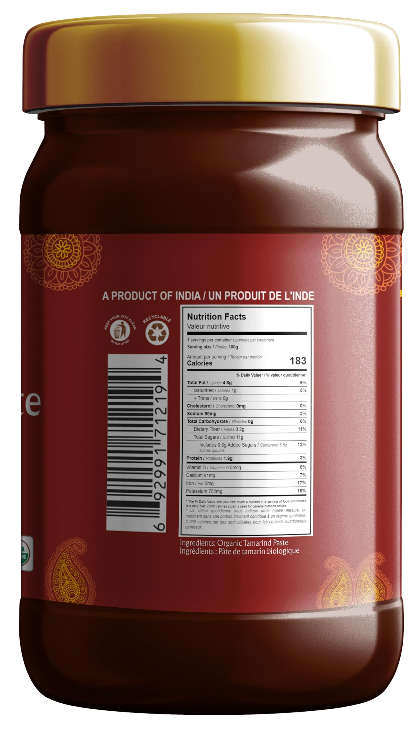 Pouring tamarind paste from the bottle for curries and noodles.