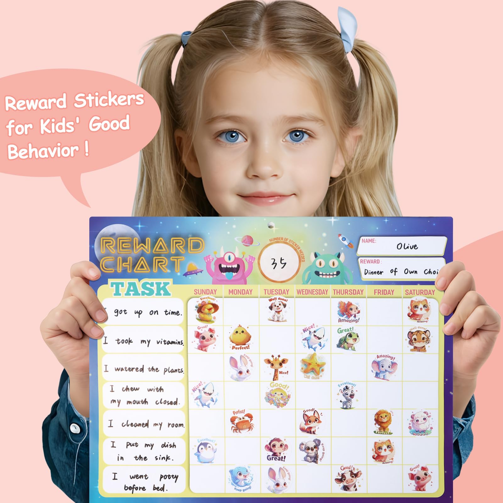 JIXZEN 1-inch bright colors close-up, durable and waterproof surface