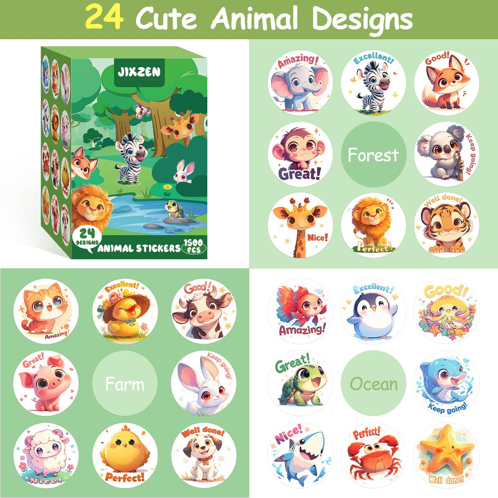 JIXZEN ocean bundle designs ideal for creative activities and labeling