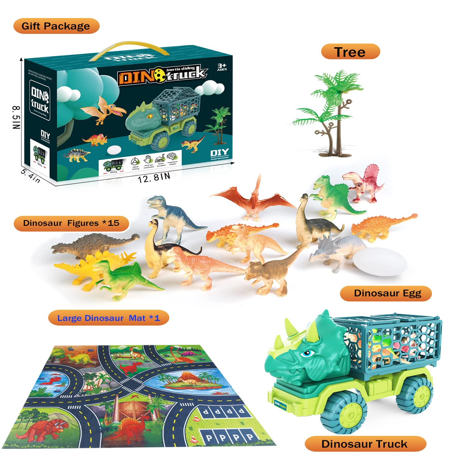 JKGIFTS Large 32x28 inch play mat supports shared floor adventures and collaboration.