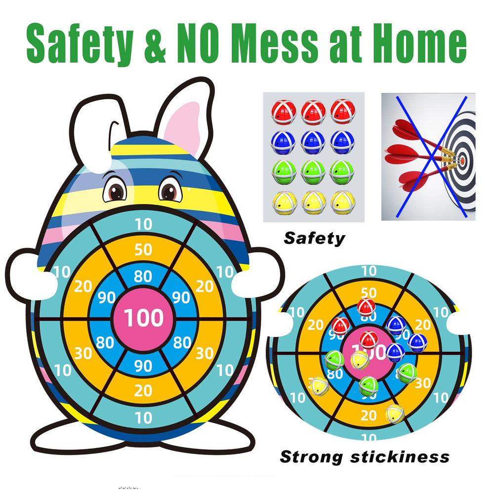 JKGIFTS Kid-friendly darts game improves hand-eye coordination safely.