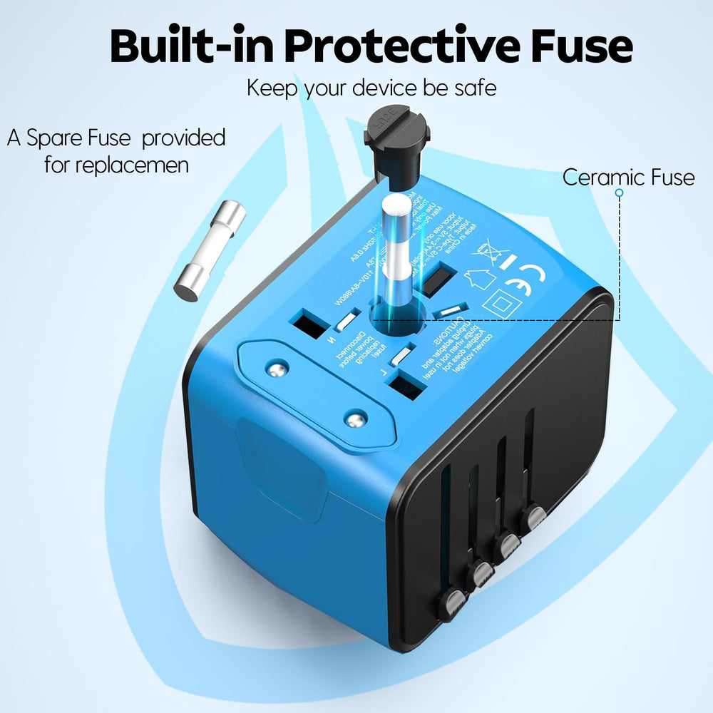 JMFONE dual 10A fuses add safety during charging.