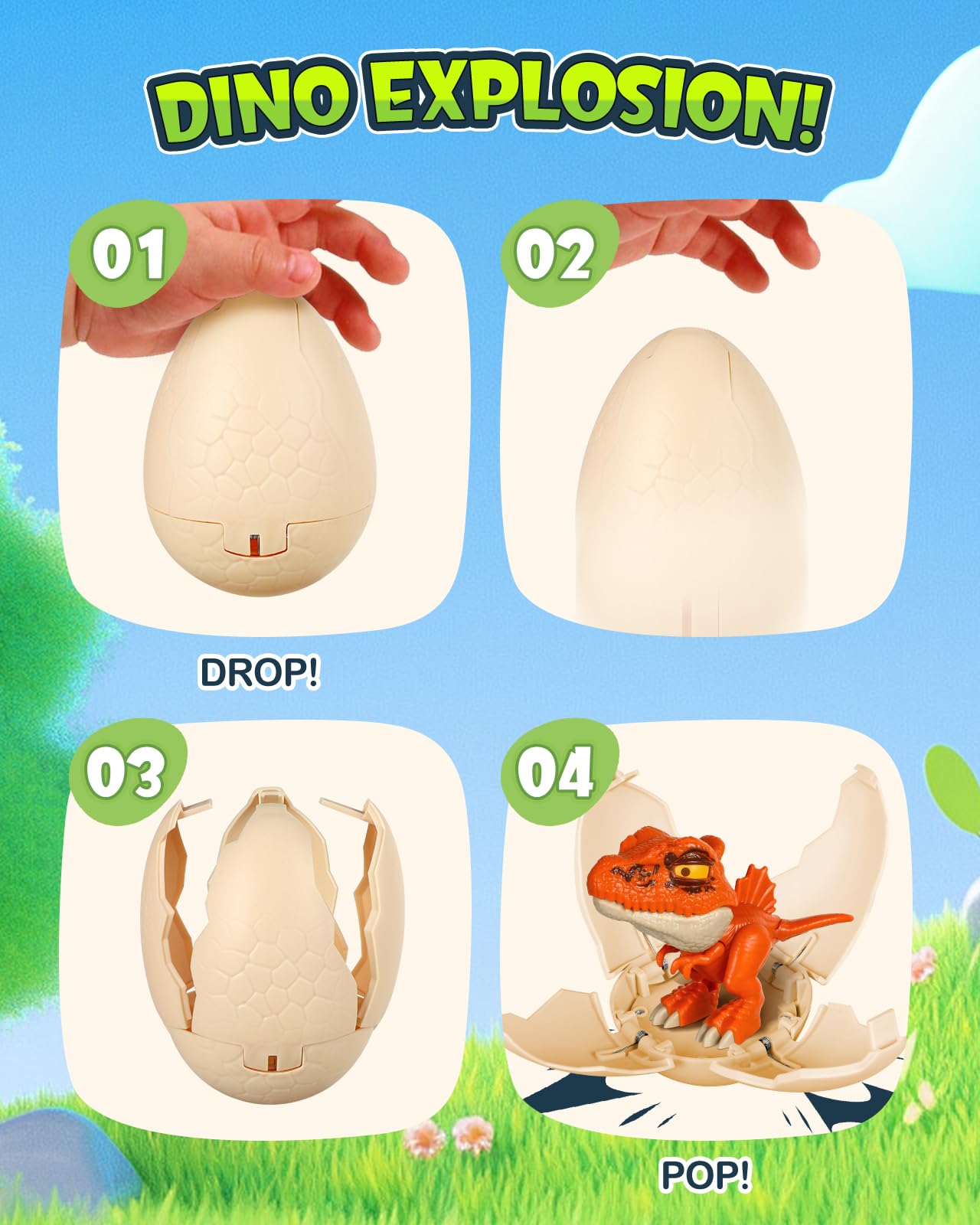 JMHACHY dino-figures-movable-joints invite dynamic action and poseable adventures.