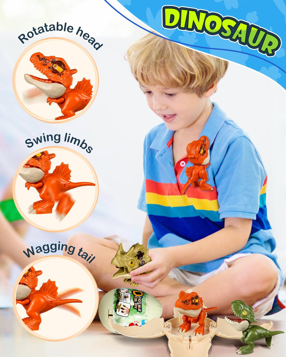 JMHACHY dinosaur-egg-clip-on-accessories lets kids wear or attach dinos to gear.