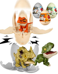 JMHACHY dinosaur egg jumbo pack opens to reveal surprise dinos for endless play.