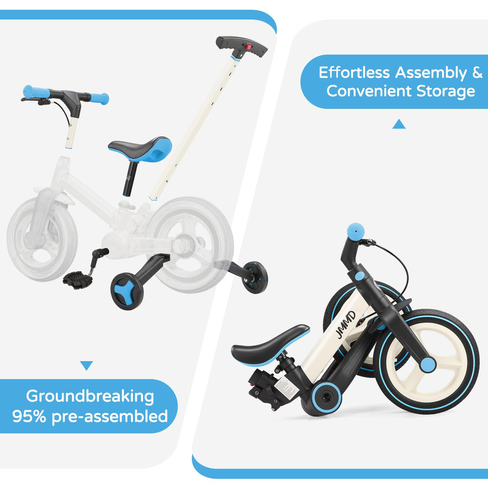 JMMD kickstand keeps the bike steady during mounting and rest moments.