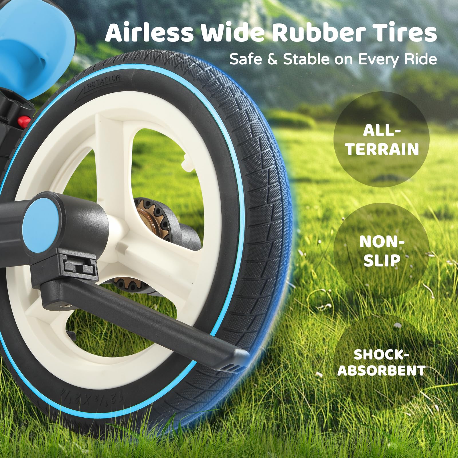 JMMD safety features ensure stable steering and reliable braking for confidence.