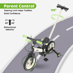 JMMD training wheels aid balance before independent pedaling.