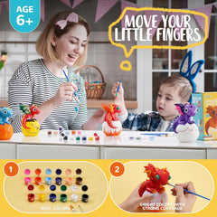 JMMICO Tap-light function lets kids switch colors or light the dragon softly.