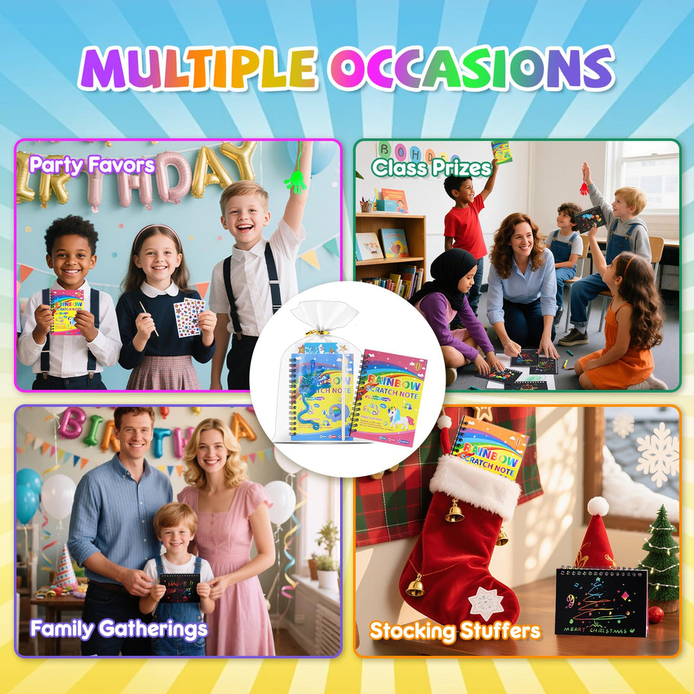 JMMICO party-favors 153-piece set ideal for birthdays and classroom use.