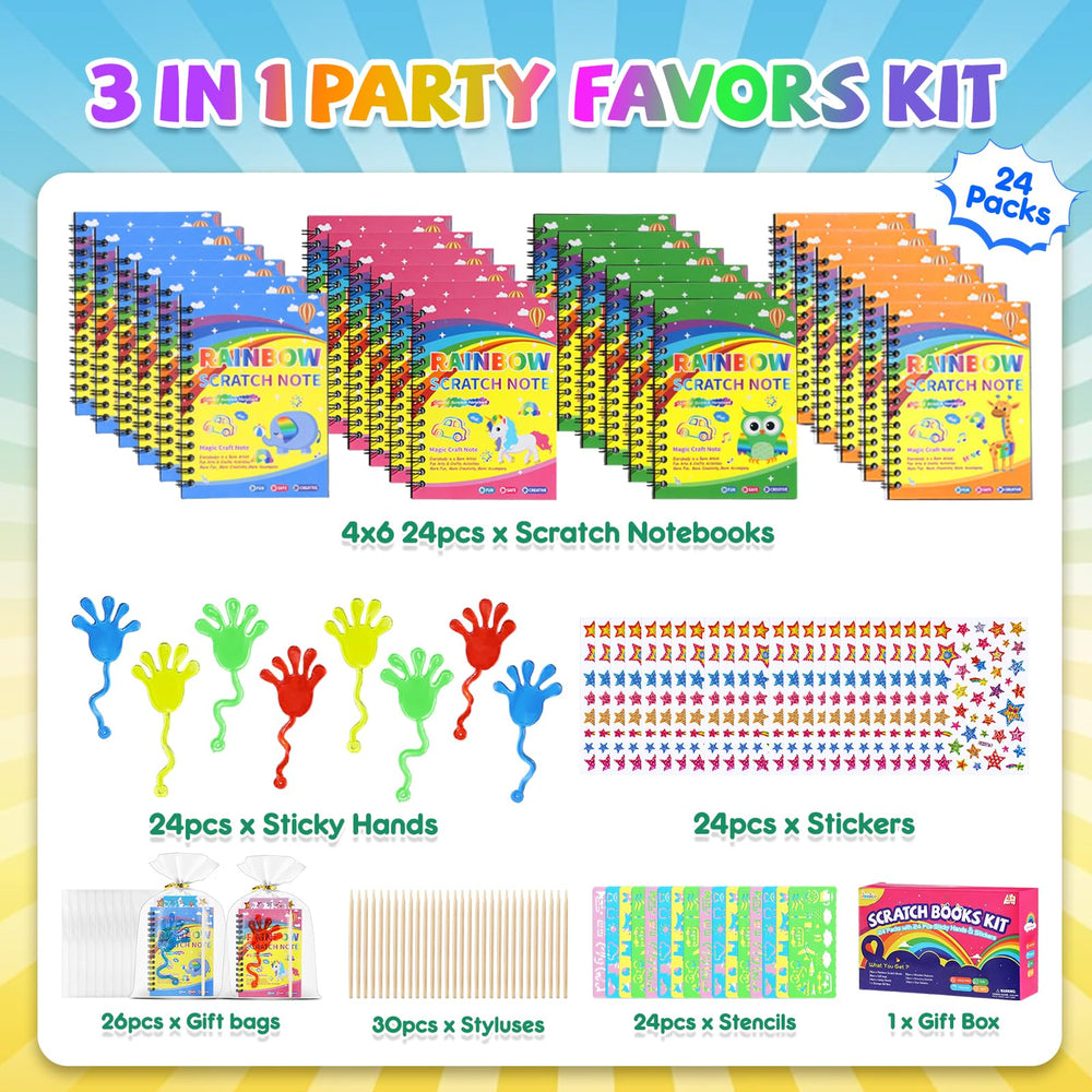JMMICO stretchy-hands 24-pack add playful texture for games and sensory play.