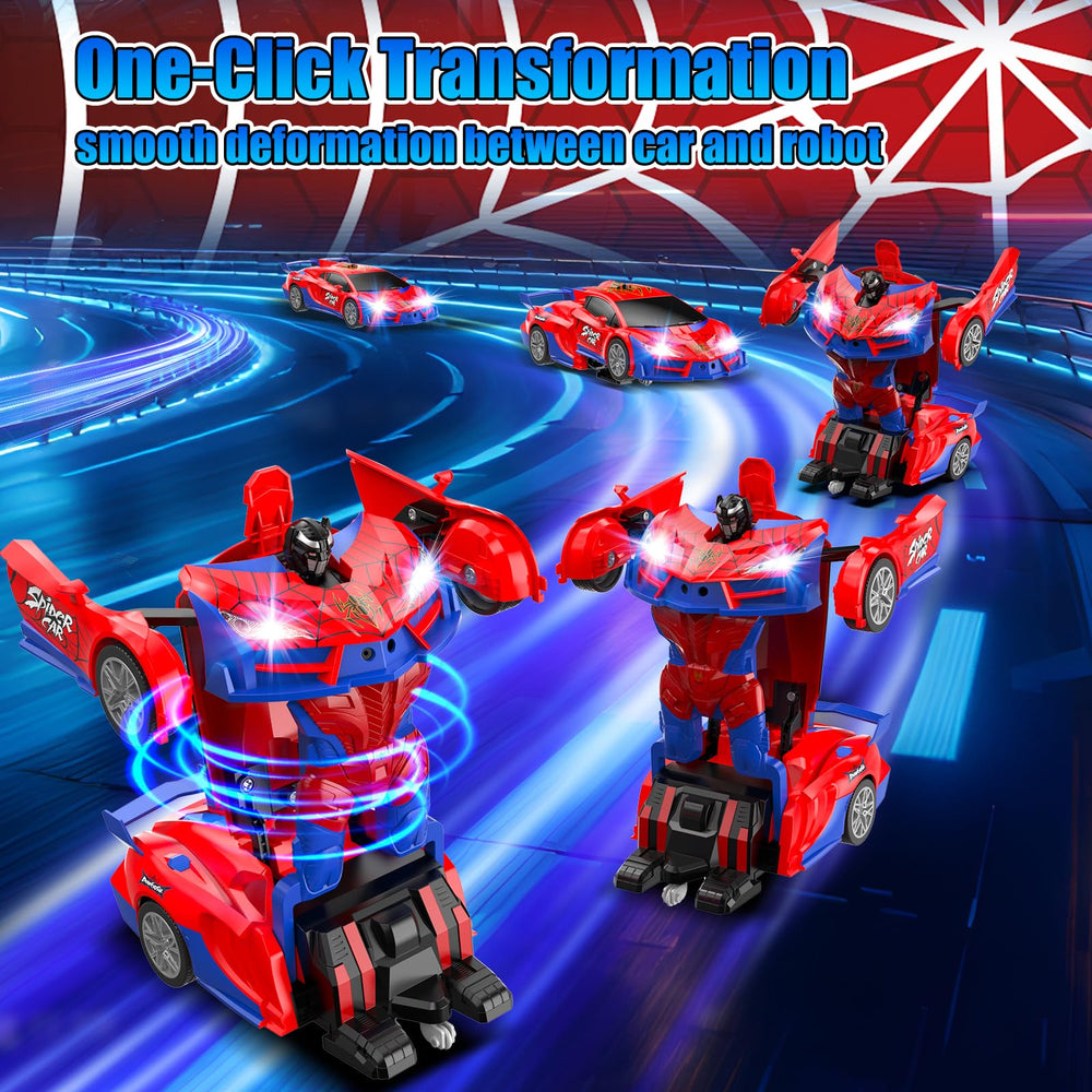 JMOROCR Spider Transform RC Car robot mode ready for imaginative play
