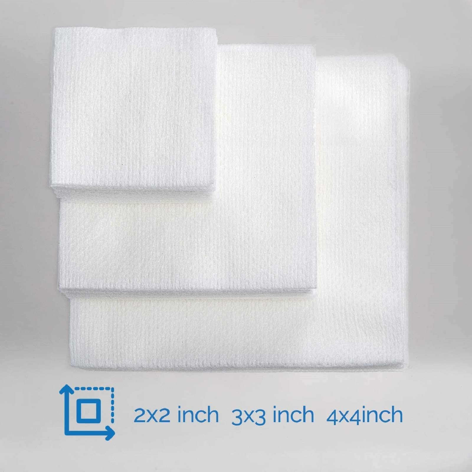 JMU gauze pads designed for dental prep and wound care tasks