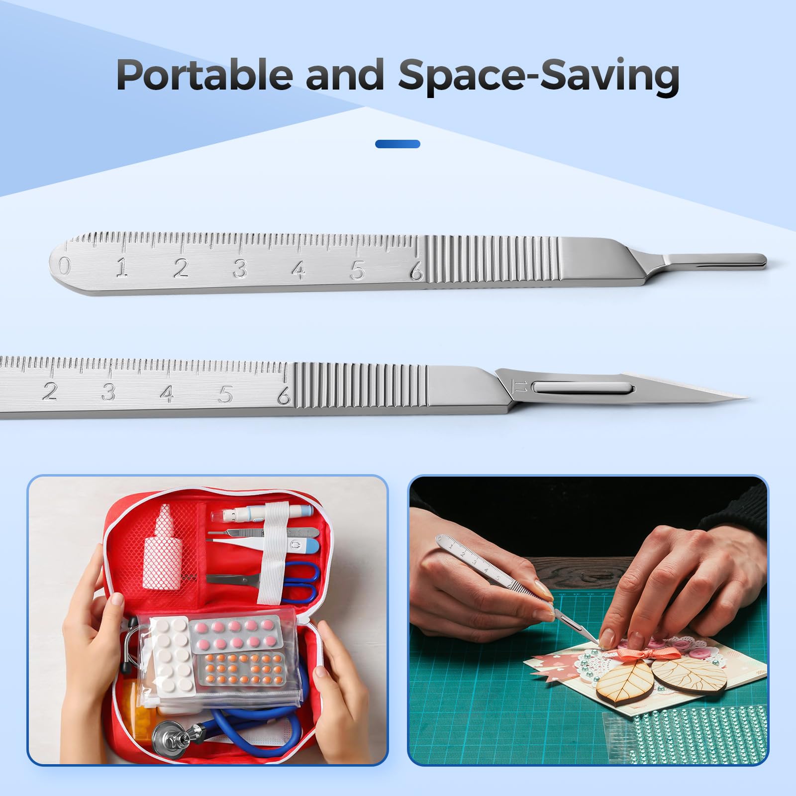 JMU Dermaplane Handle No.3 reusable after sterilization for long-term use