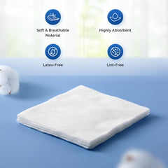 JMU sterile gauze pads 2x2 with 4-ply fibers for absorbent wound care