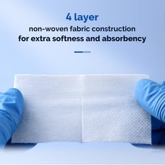 JMU gauze pads 2x2 soft non-stick texture gentle on sensitive skin