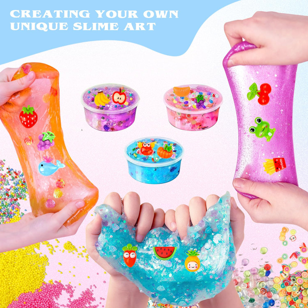 JMUQ fruit slices brighten slimes with sunny color pops.