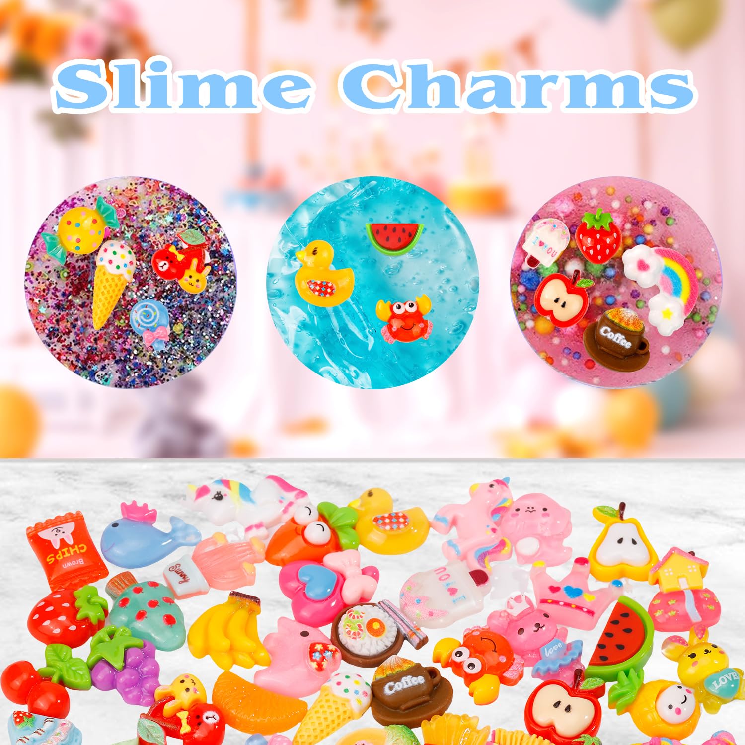 JMUQ slime foam balls bring color and tactile variety.