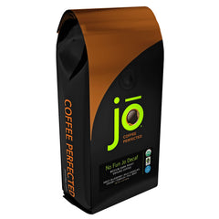 Jo Coffee NO FUN JO DECAF ground coffee in a 2 lb bag for fresh mornings.