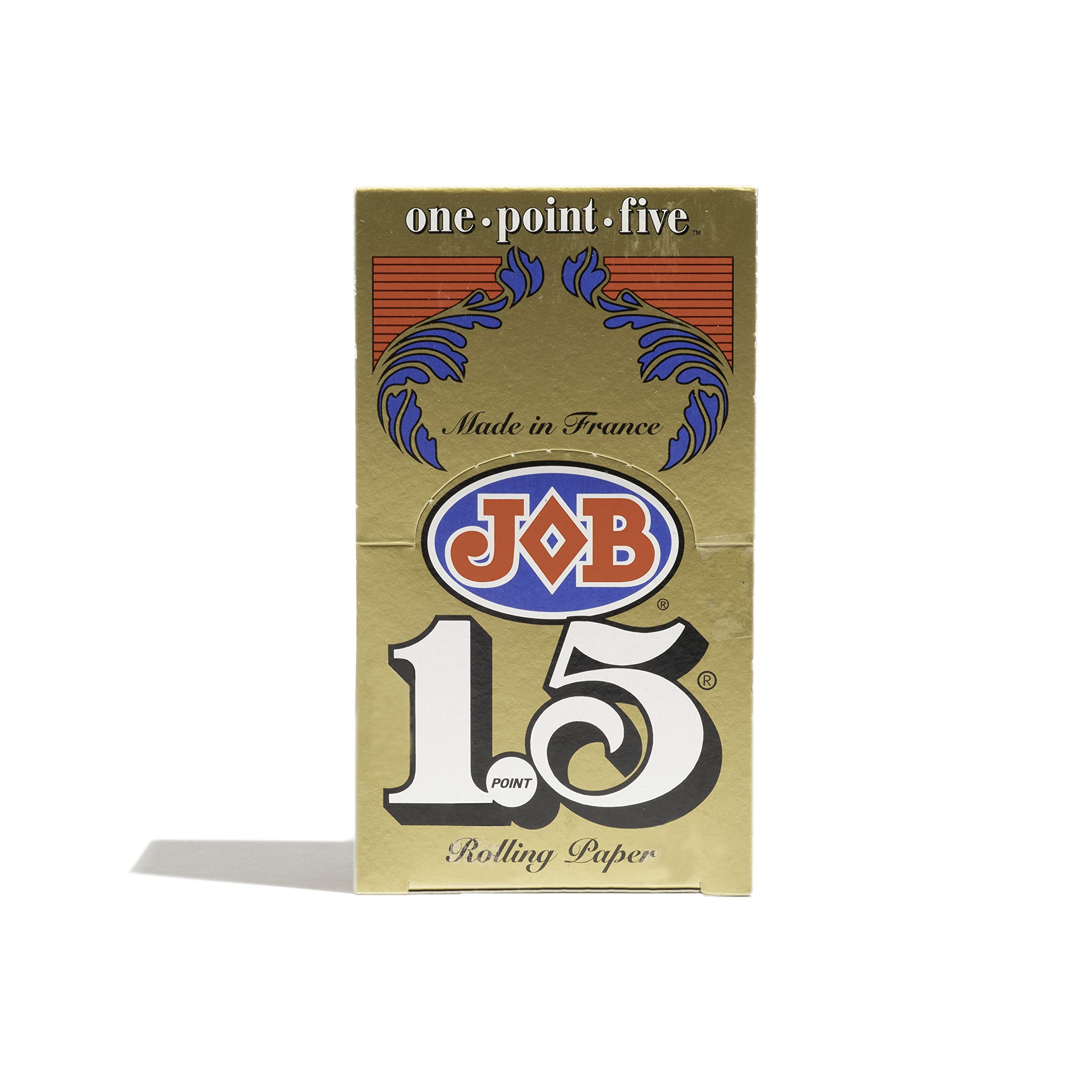 JOB Gold 1-1/2 rolling papers booklets for consistent rolling