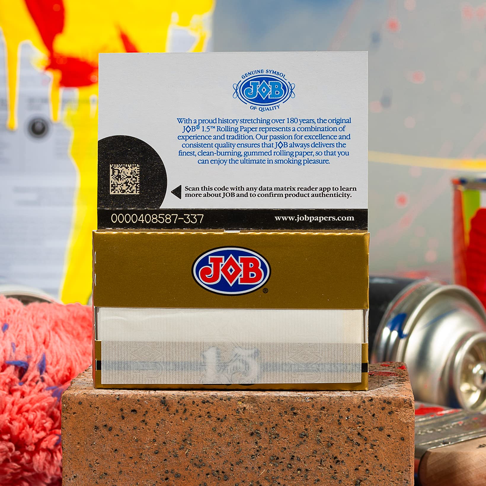 JOB Gold heritage brand since 1838 signals trusted quality