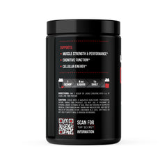 Pouring Jocko Fuel Creatine Monohydrate powder ready to mix for on-the-go performance