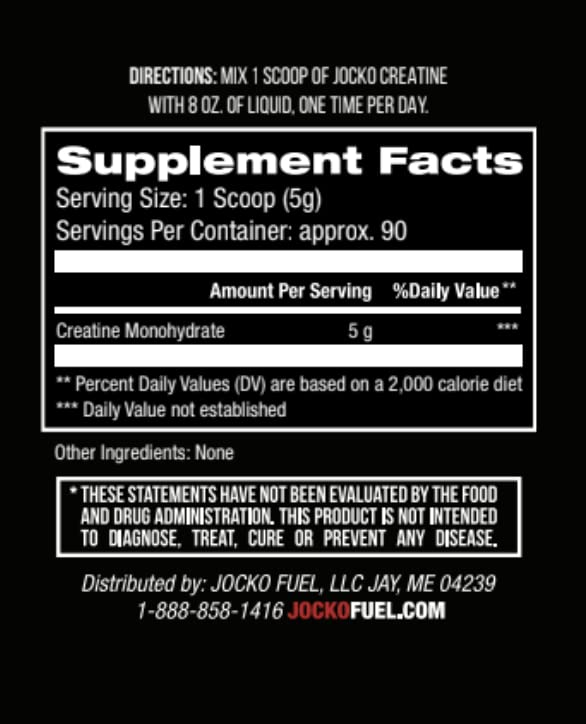 Jocko Fuel Creatine Monohydrate powder in a shaker bottle blending smoothly for daily use