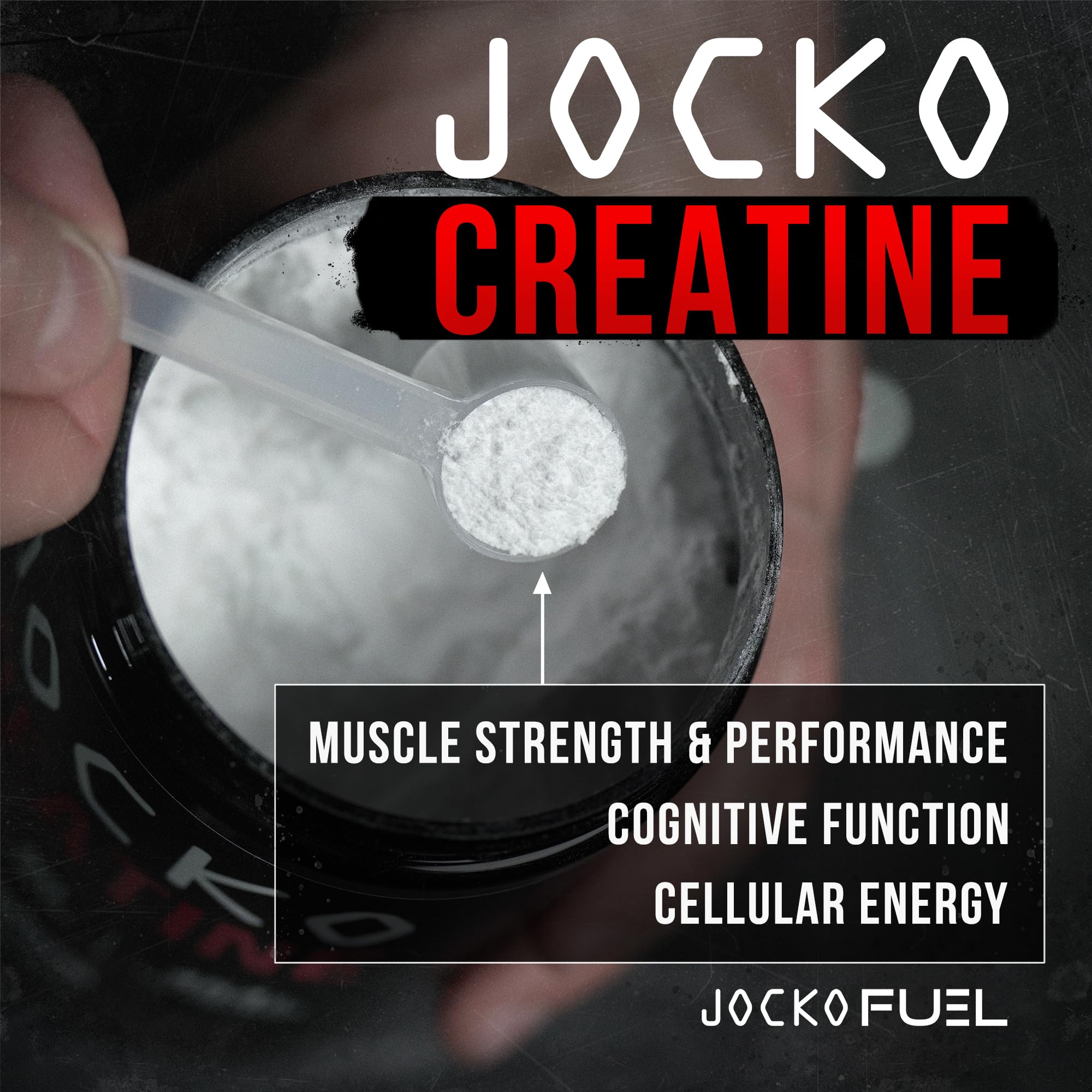 Travel packets of Jocko Fuel Creatine Monohydrate enable on-the-go daily supplementation