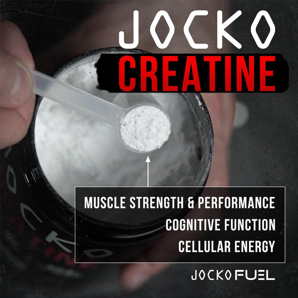 Travel packets of Jocko Fuel Creatine Monohydrate enable on-the-go daily supplementation
