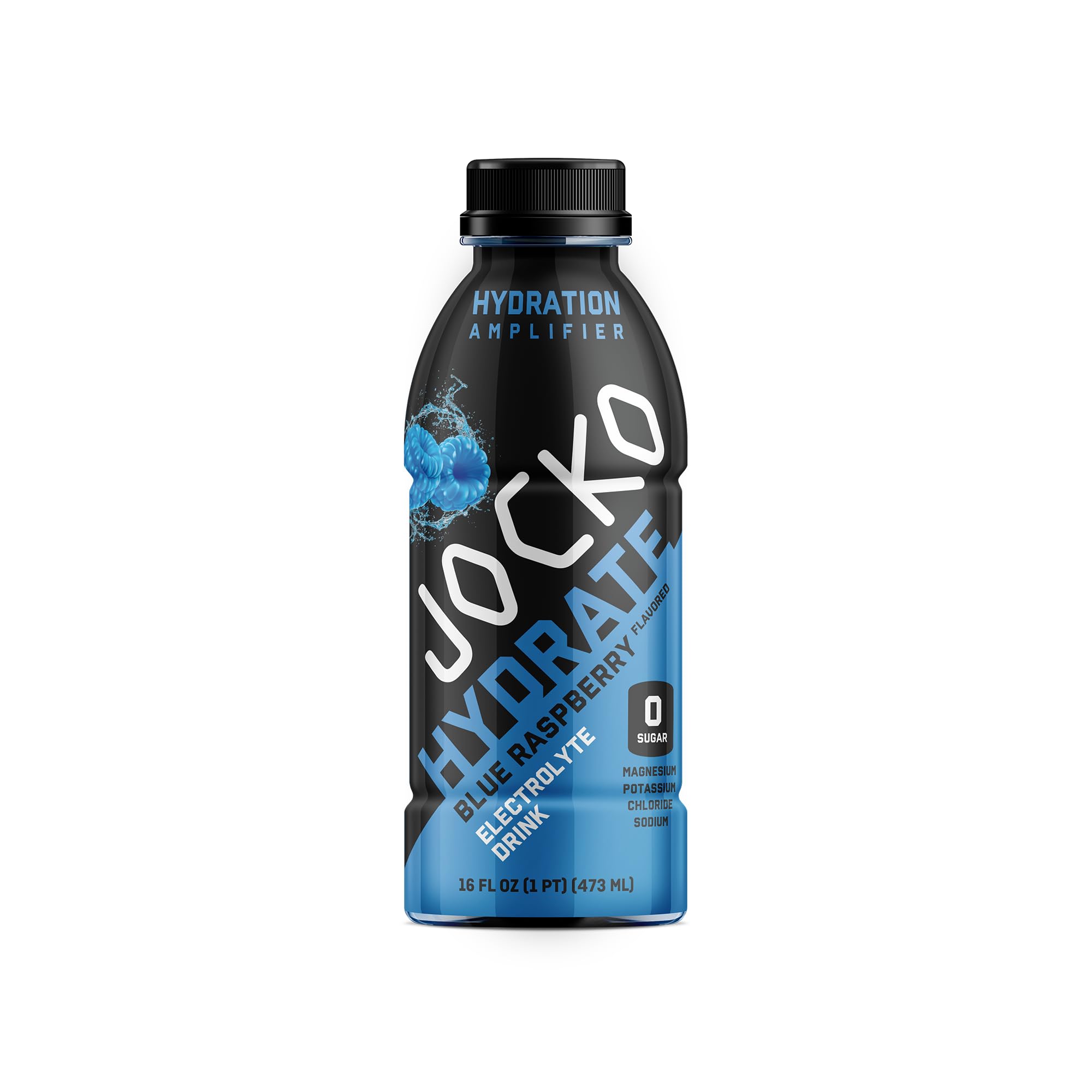 Jocko Fuel Hydrate glass with ice emphasizes quick, tasty rehydration.