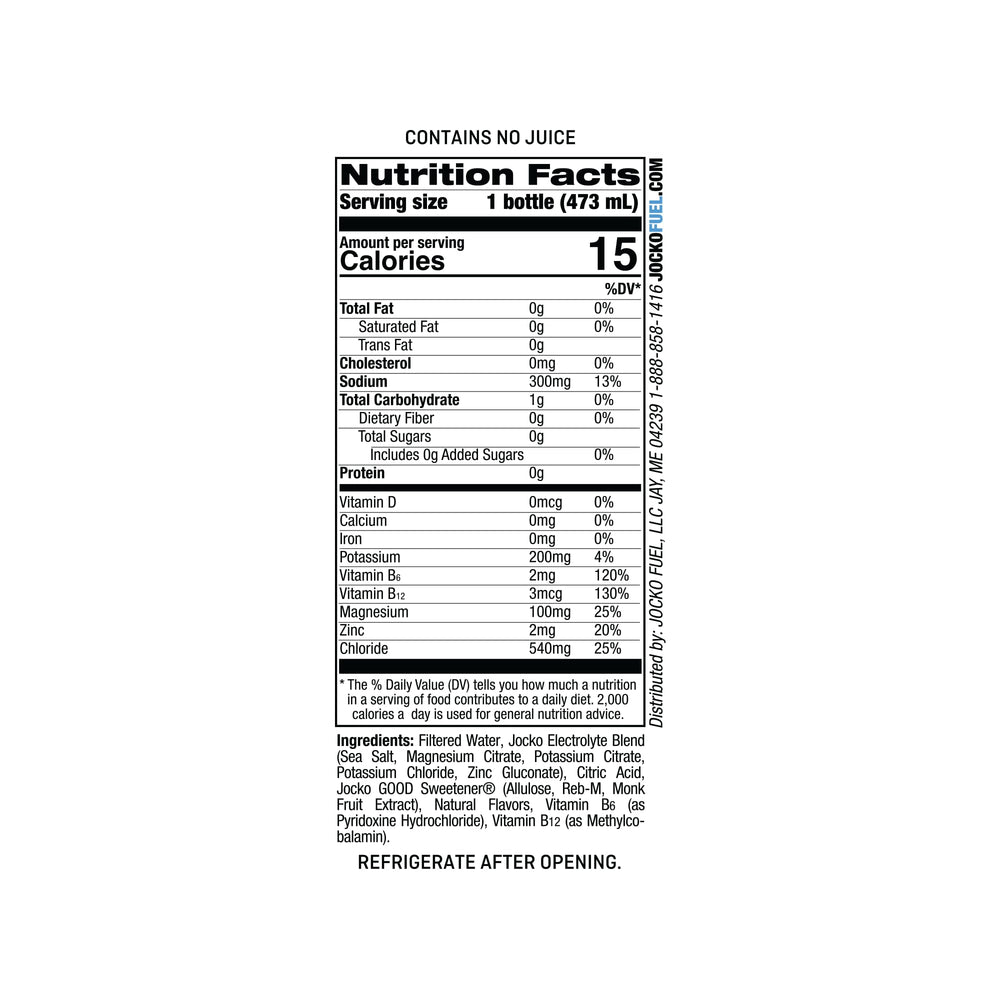 Blue raspberry Hydrate pour demonstrates refreshing electrolyte replenishment after training.