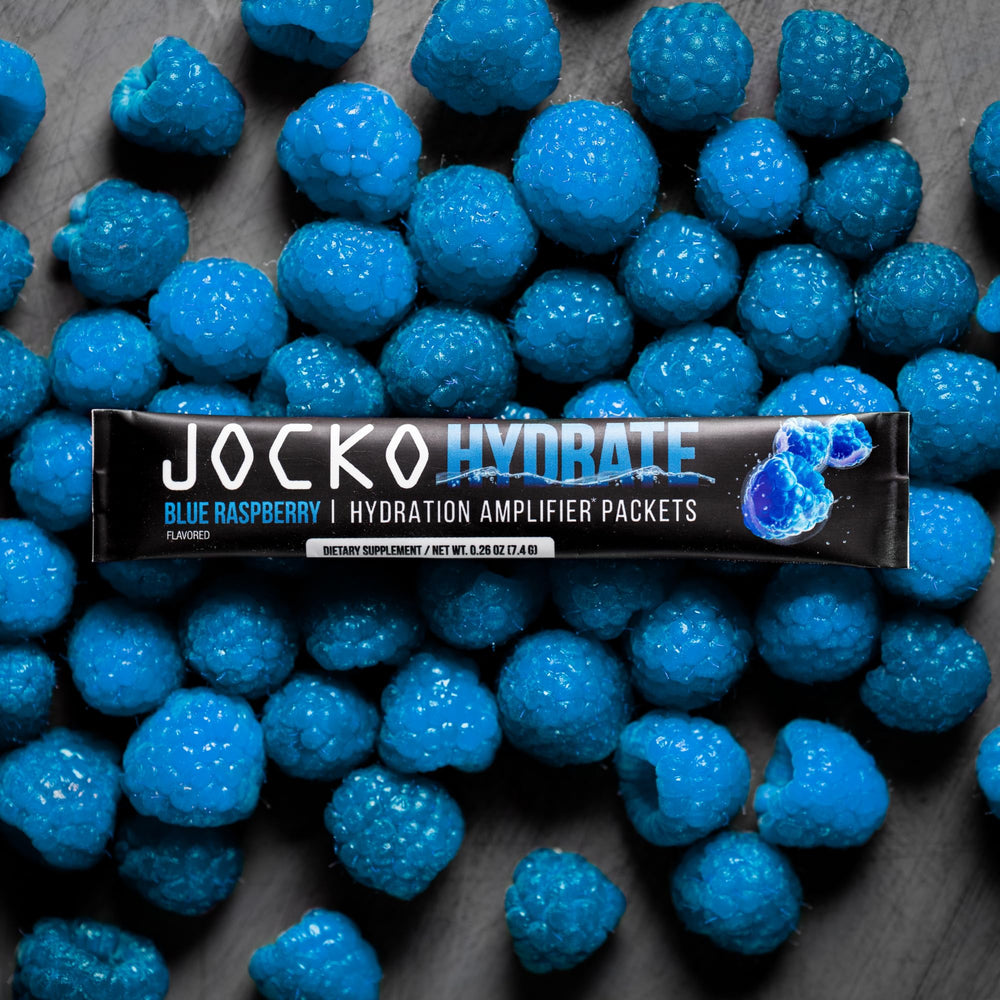 Jocko Fuel Hydrate ingredients highlights including vitamin C, B6, B12