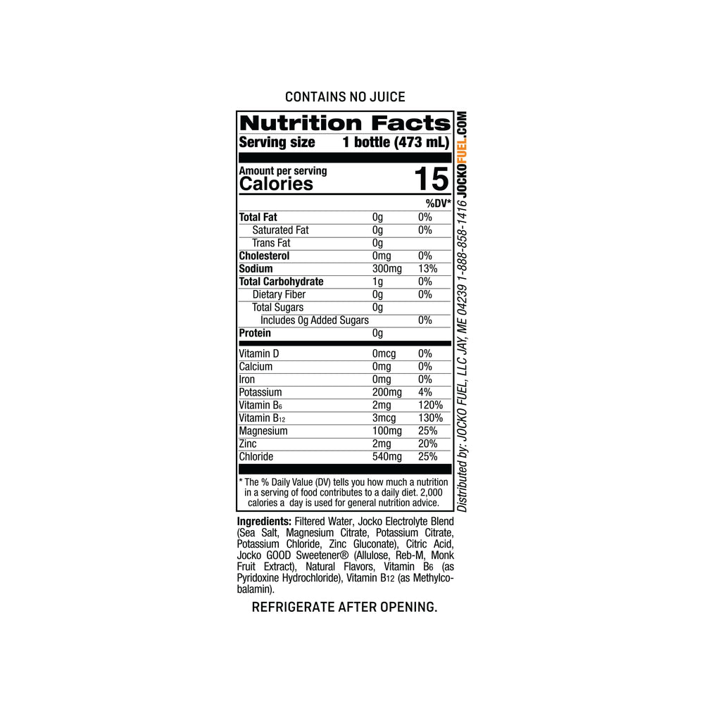 Jocko Fuel Hydrate Island Orange pour showing rapid hydration during training