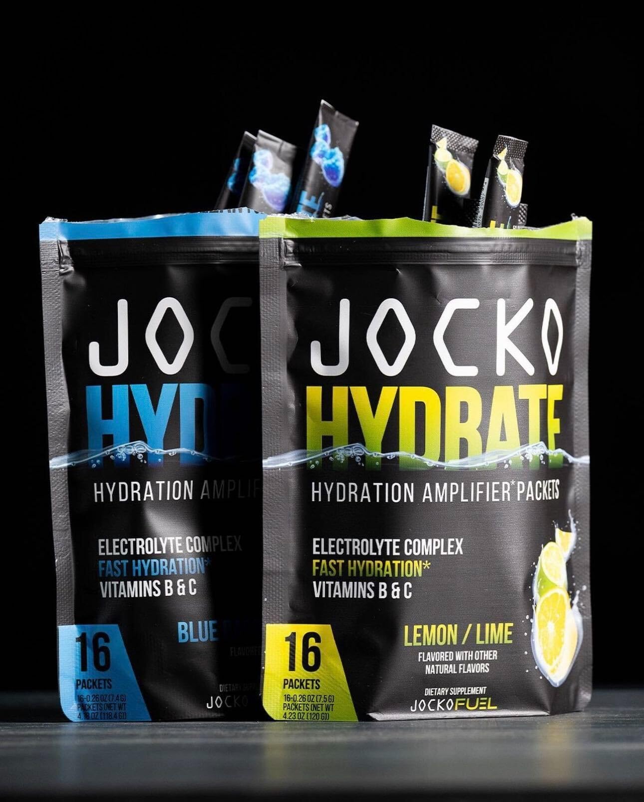 Jocko Fuel Hydrate travel-friendly packets for on-the-go hydration