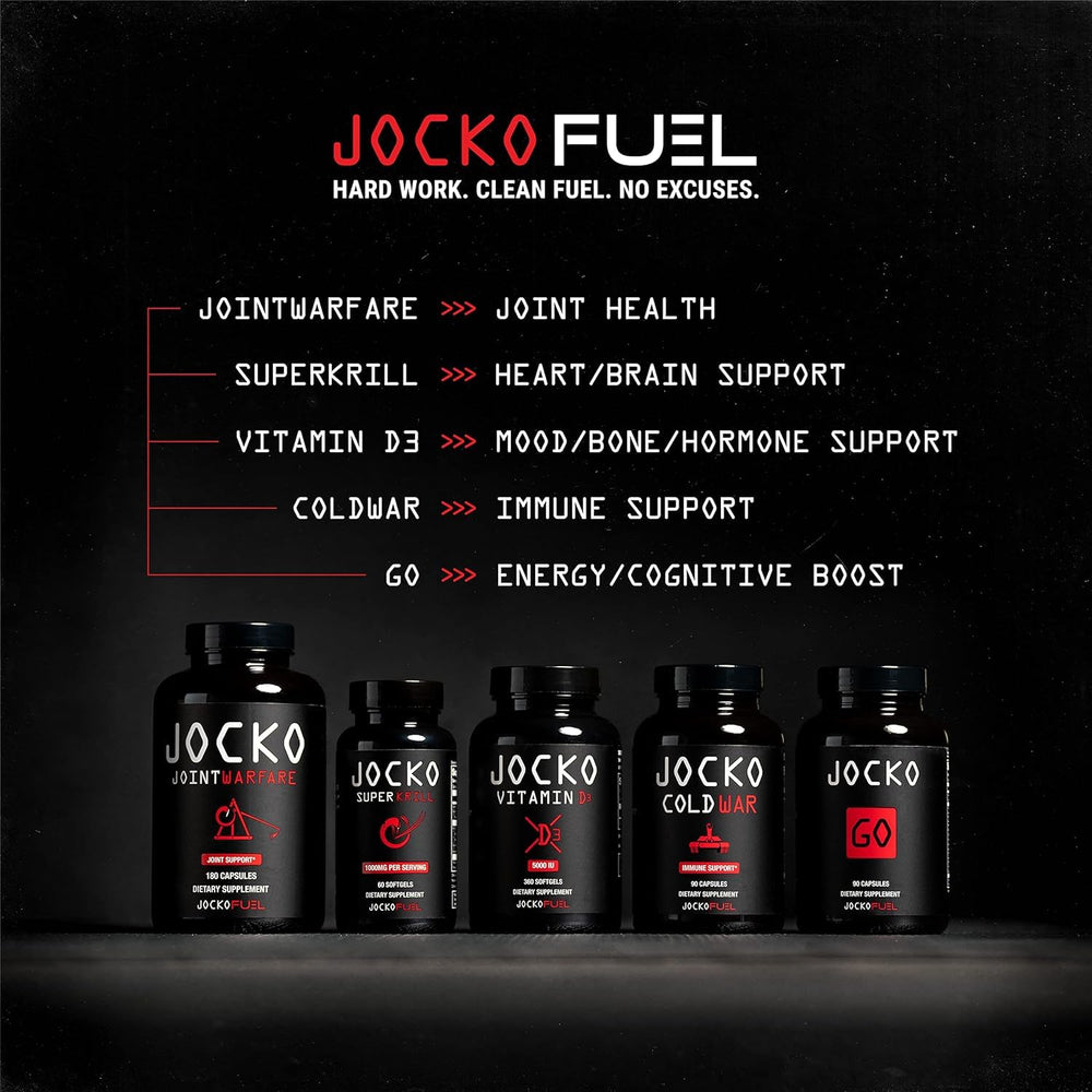 Jocko Fuel Immune Support olive leaf extract bottle with heritage botanicals