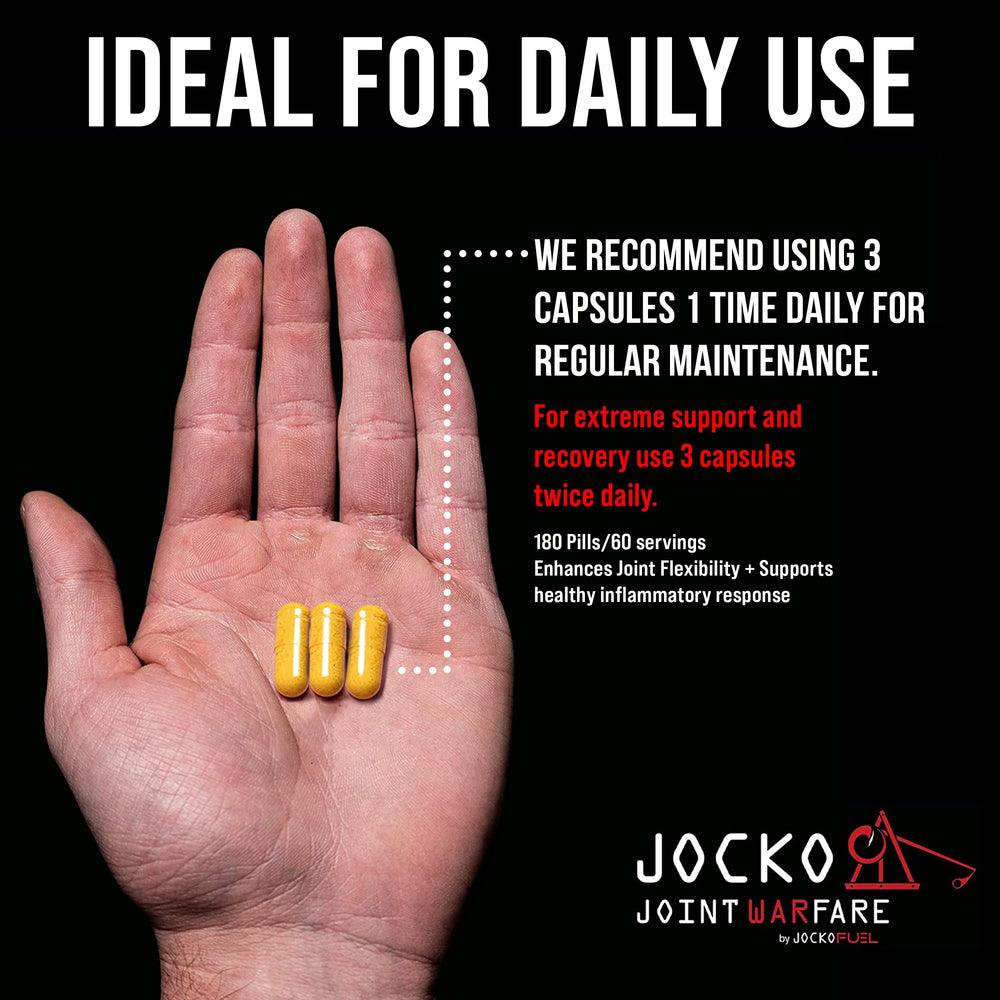 Jocko Fuel daily dosing cue displays three capsules for maintenance