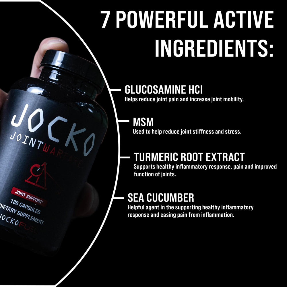 Jocko Fuel glucosamine image highlights core joint-supporting ingredient