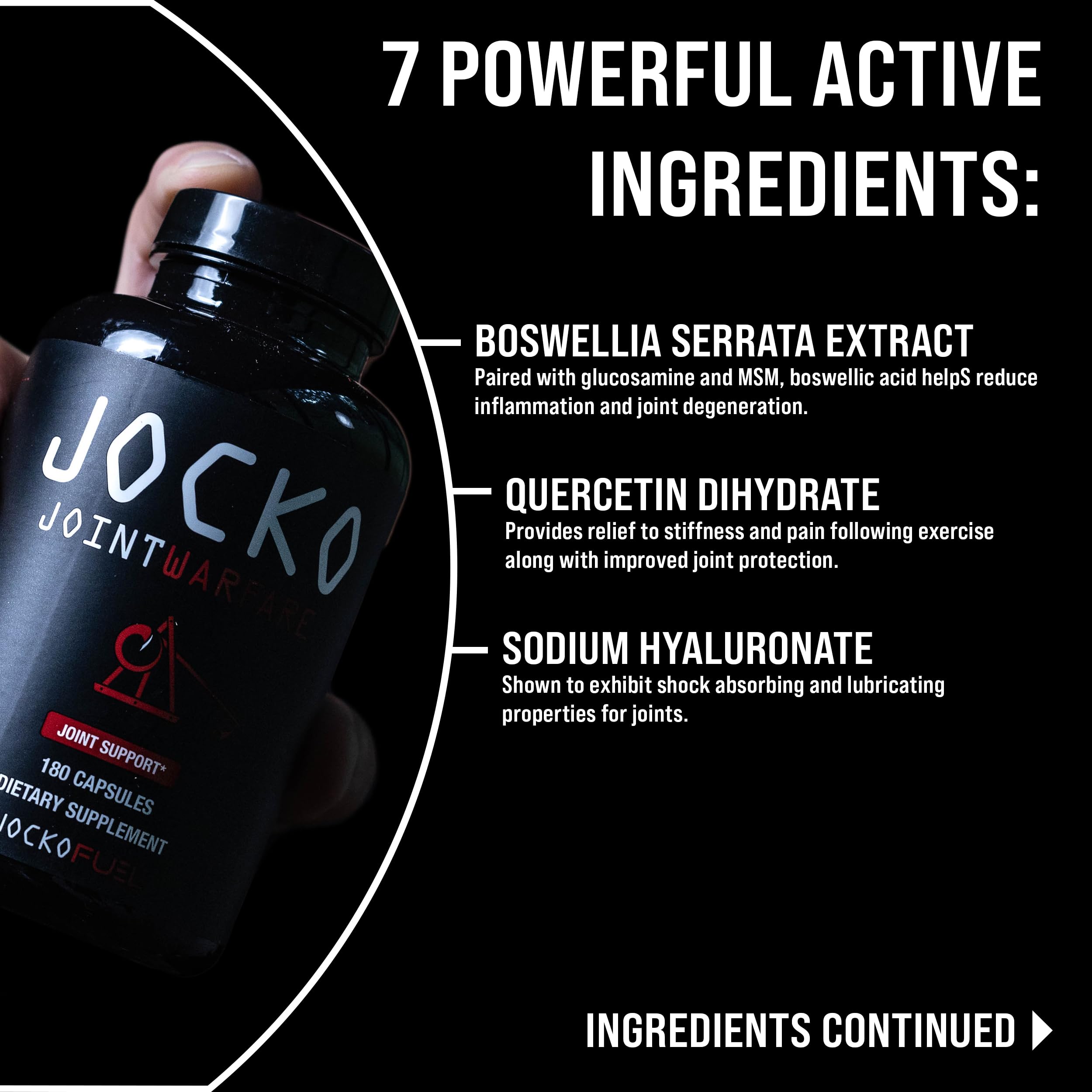 Jocko Fuel turmeric and boswellia visual suggests natural anti-inflammatory support