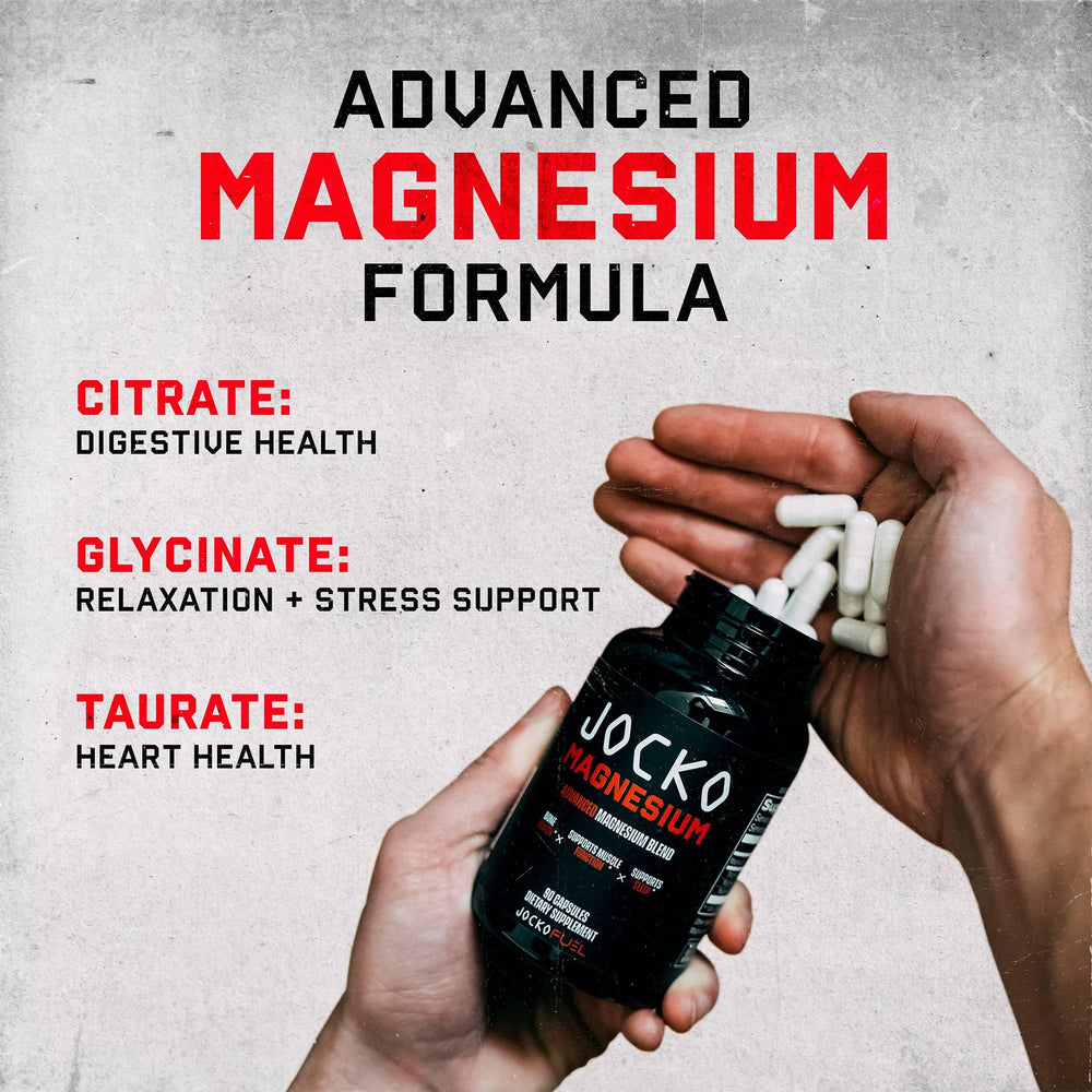 Bedtime bottle of Jocko Fuel Magnesium Complex for sleep support