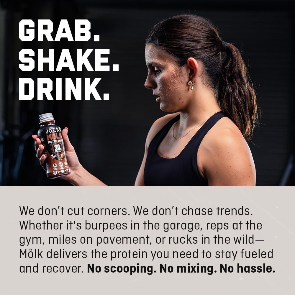 Jocko Mölk Pack of 12 demonstrates convenient protein supply.