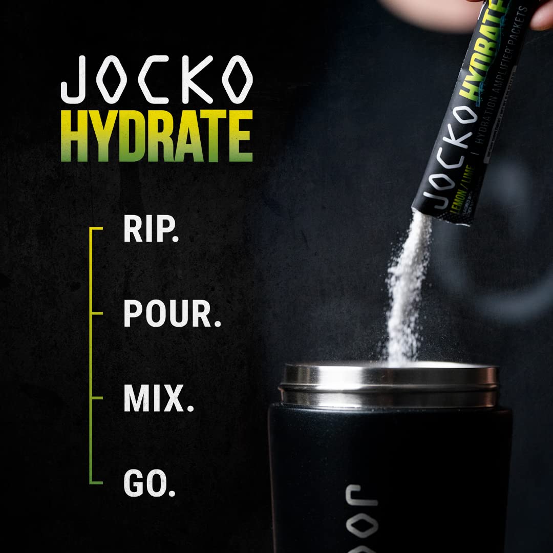Jocko Fuel Packets Lemon Lime on-the-go cup for quick hydration