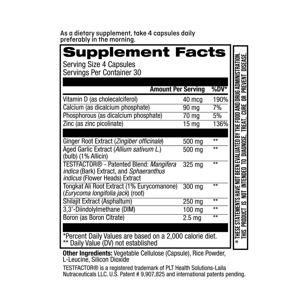Jocko Fuel Test Booster pills in bottle for convenient daily supplementation