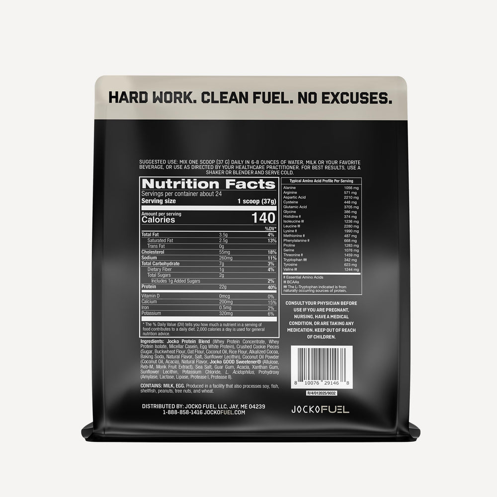 Jocko Fuel digestive enzymes and probiotics indicate gut-supporting protein use