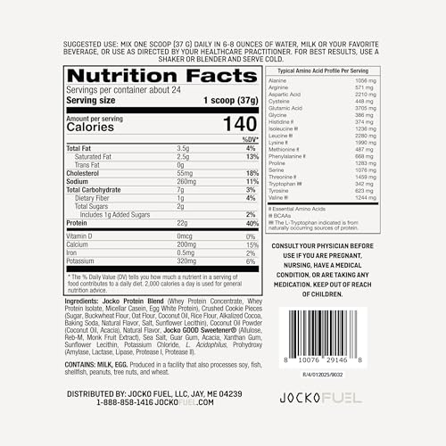 Jocko Fuel serving scoop for convenient post-workout fueling